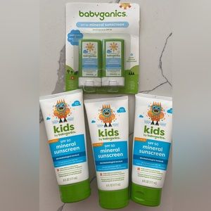 New Babyganics sunscreen